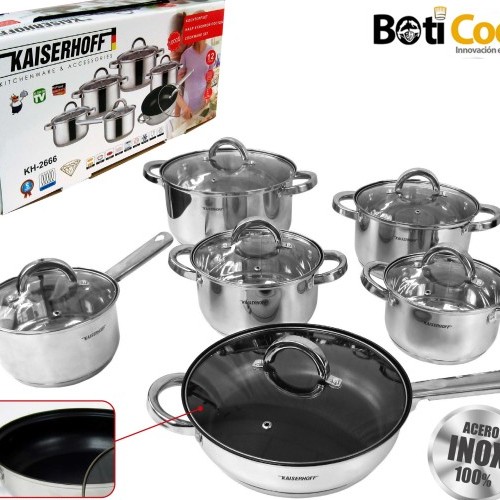 BATERIA DE COCINA 12 PCS